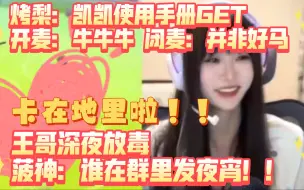 Download Video: 【0522糖豆人|烤梨梨】王哥深夜放毒 菠神：谁在群里发炒饭啊！ 烤梨：凯凯使用手册GET!开麦：牛牛牛 闭麦：并非好马