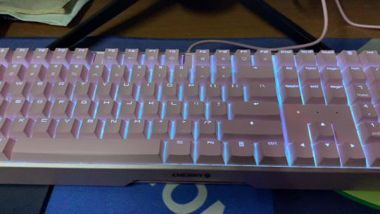 CHERRY MX3.0S粉色RGB机械键盘(茶轴)哔哩哔哩bilibili