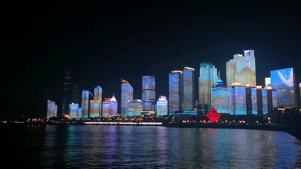 青岛五四广场夜景