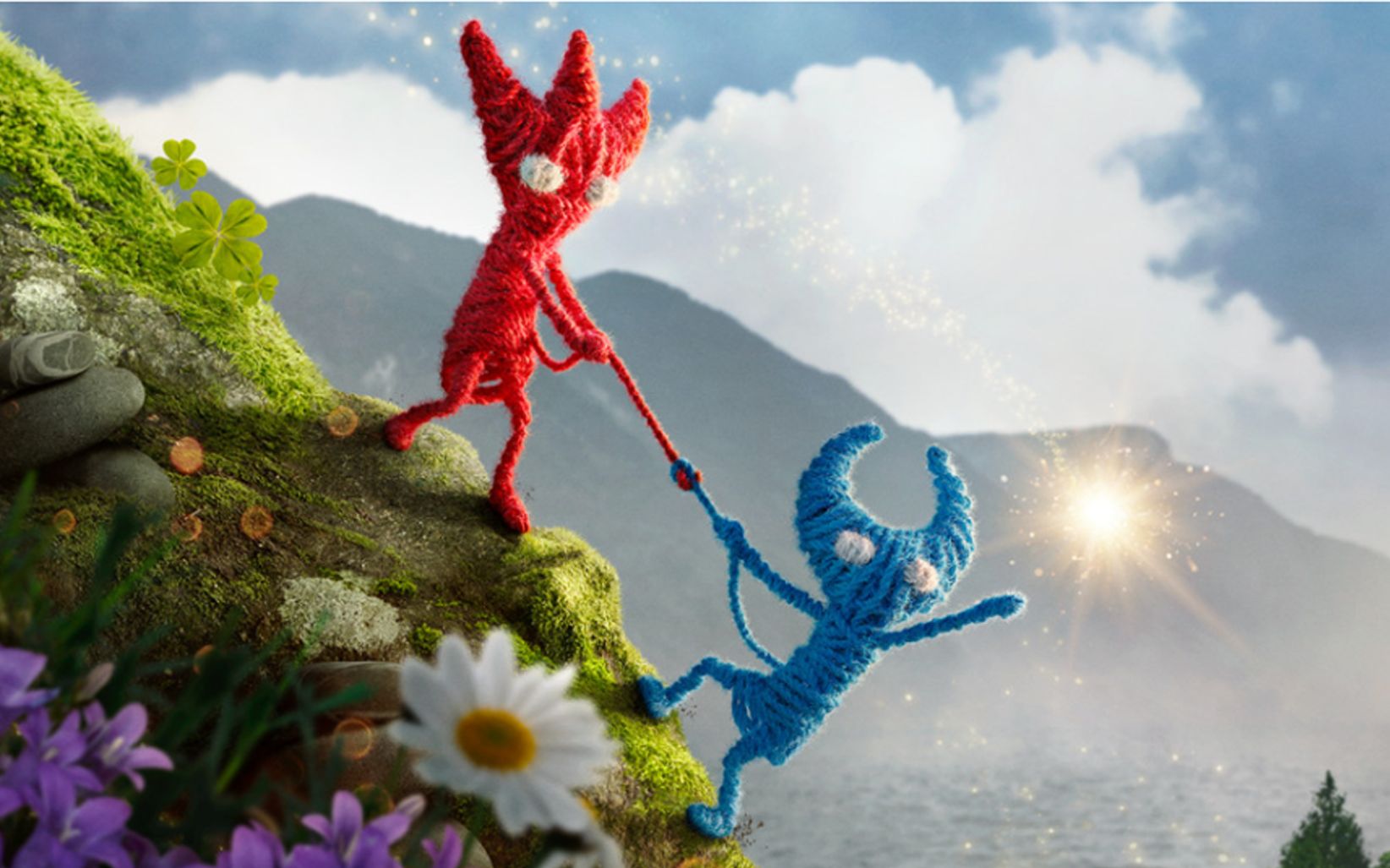 和弟弟一起玩毛线小精灵的录像