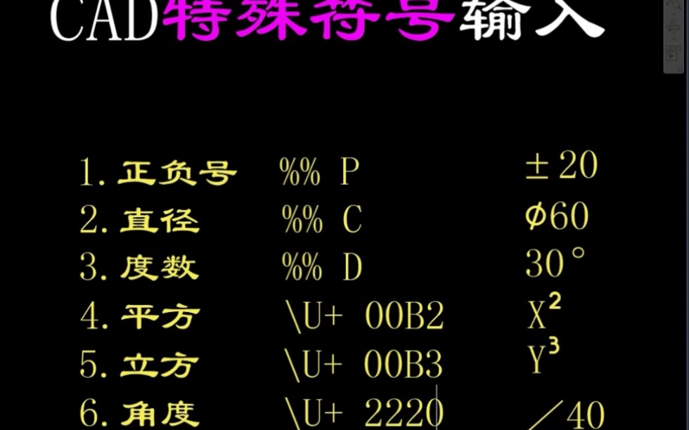 CAD特殊符号输入哔哩哔哩bilibili