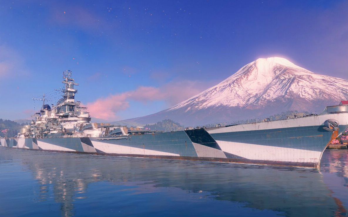 【战舰世界】北卡罗来纳,战列舰不灭的荣光!日常海妖来袭w