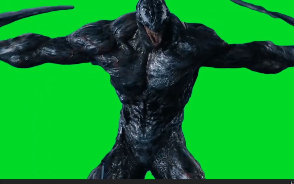 boss毒液绿幕素材