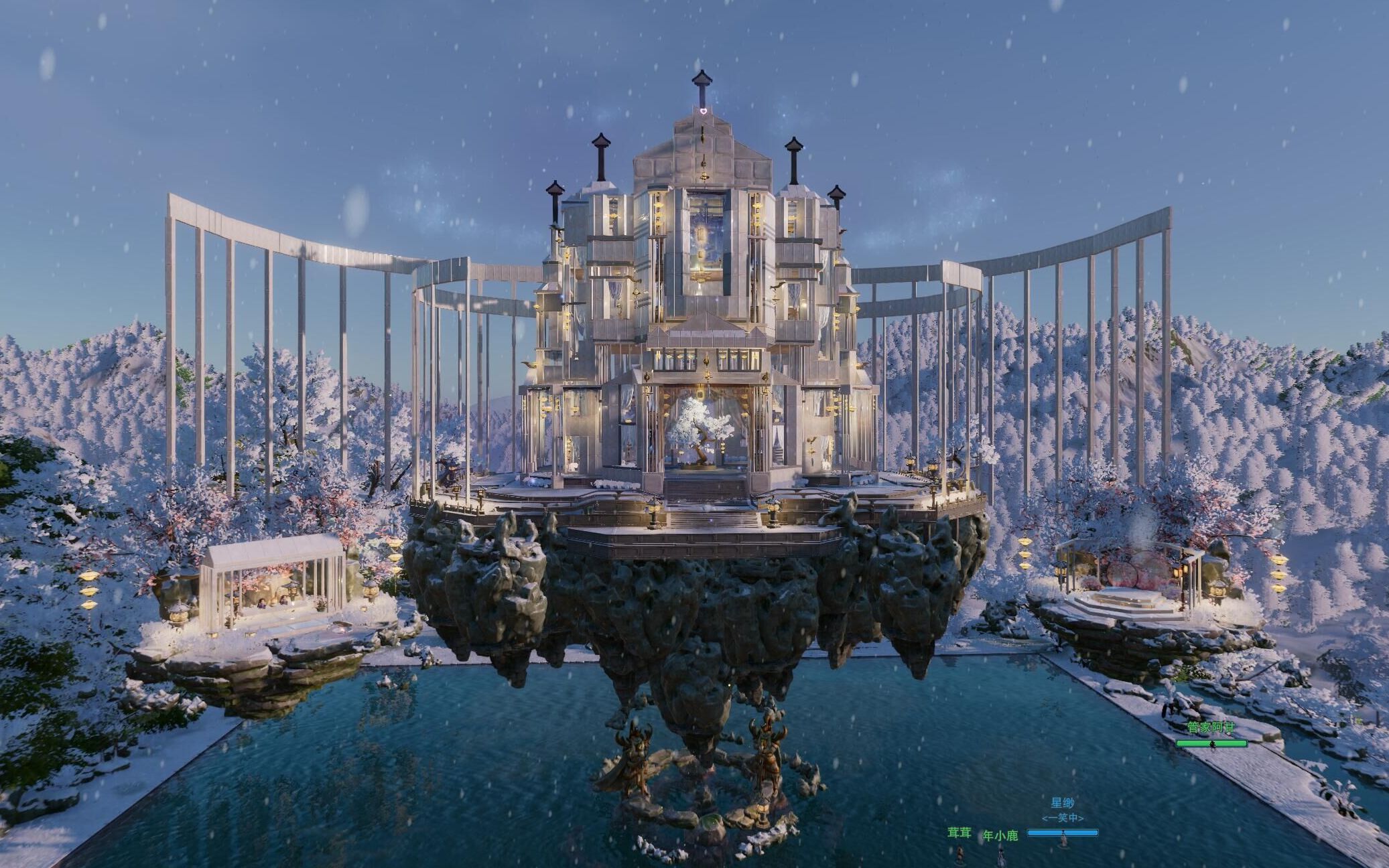 【剑网三家园】捧月三更新,藏星七夕明.7k城堡星月之下