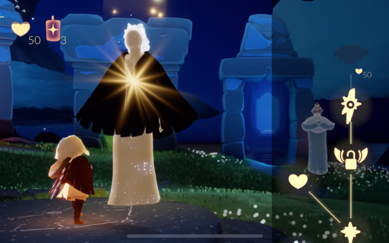 光遇zoe我搞到黑斗篷啦点击查看50颗心蒸发现场