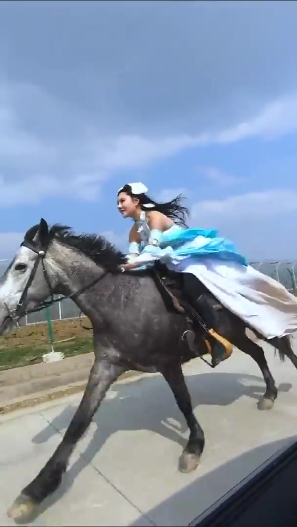 宋代女子骑马穿的骑装图片