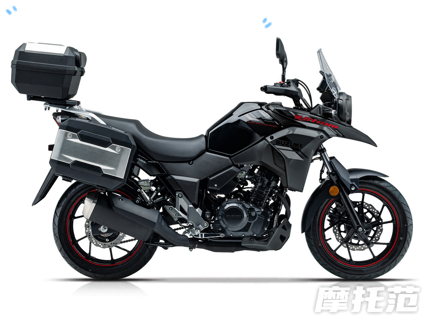 曾梦想仗dl250走天涯豪爵铃木dl250三箱版