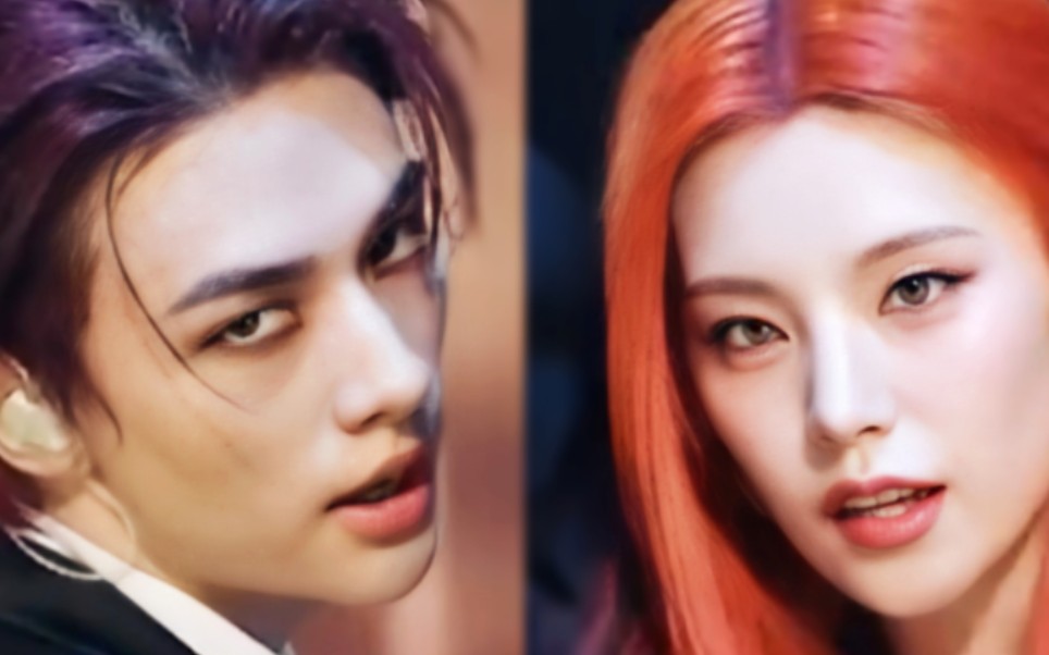 stray kids 黄铉辰 & itzy 黄礼志《river   play with fire》@歌谣大