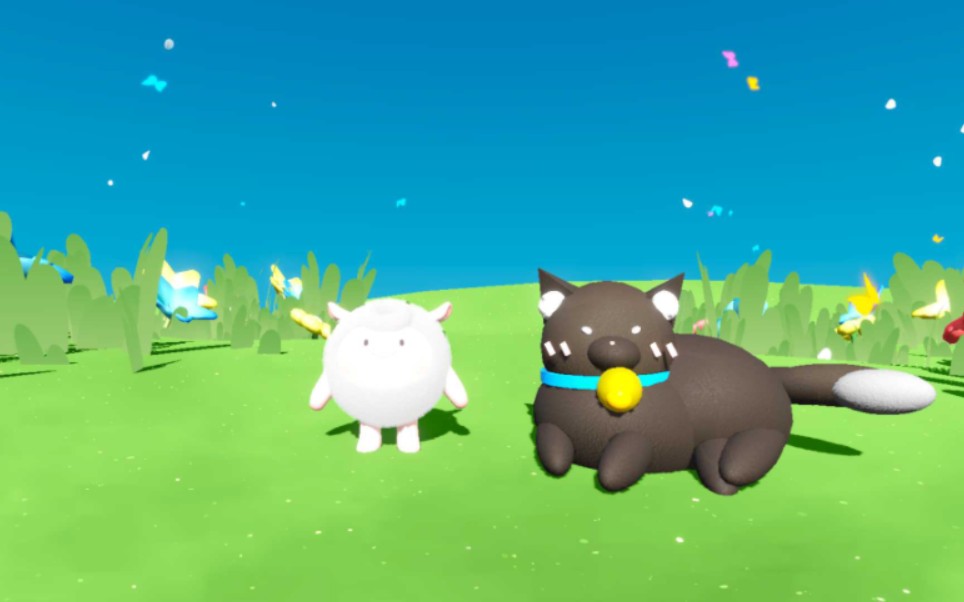 我的小羊怎么没有眼睛捏