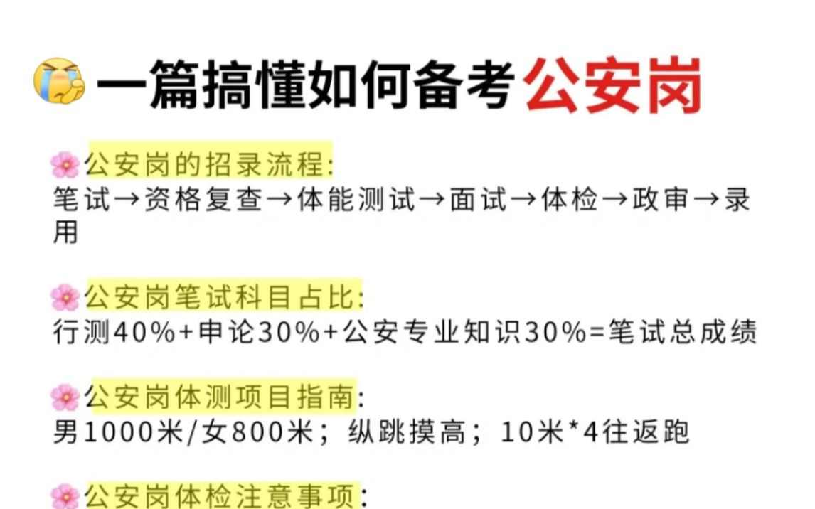 考公最佳上岸捷径公安岗,教你如何备考公安岗,超级适合女孩子报考哟~哔哩哔哩bilibili