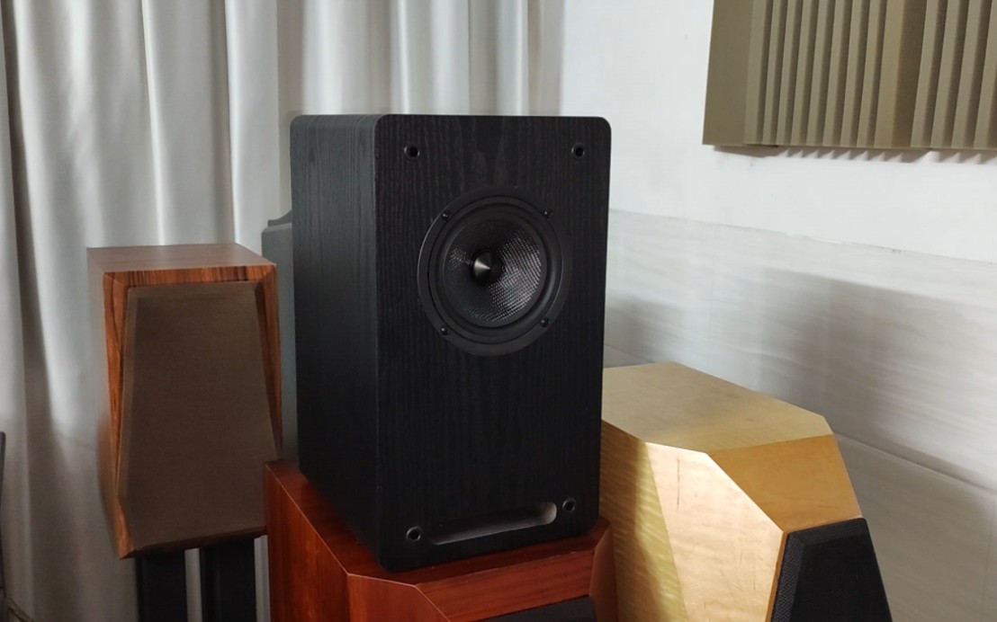 原创diy5寸全频书架音箱!