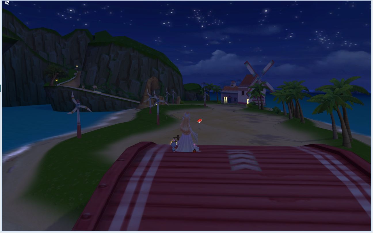 彩虹风车岛板车1.