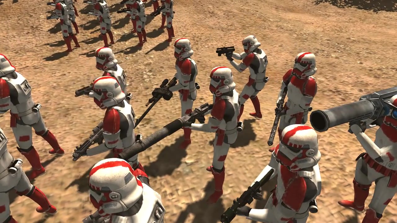 [知路baba]战争之人星球大战mod 反抗军对战帝国震击部队(油转)