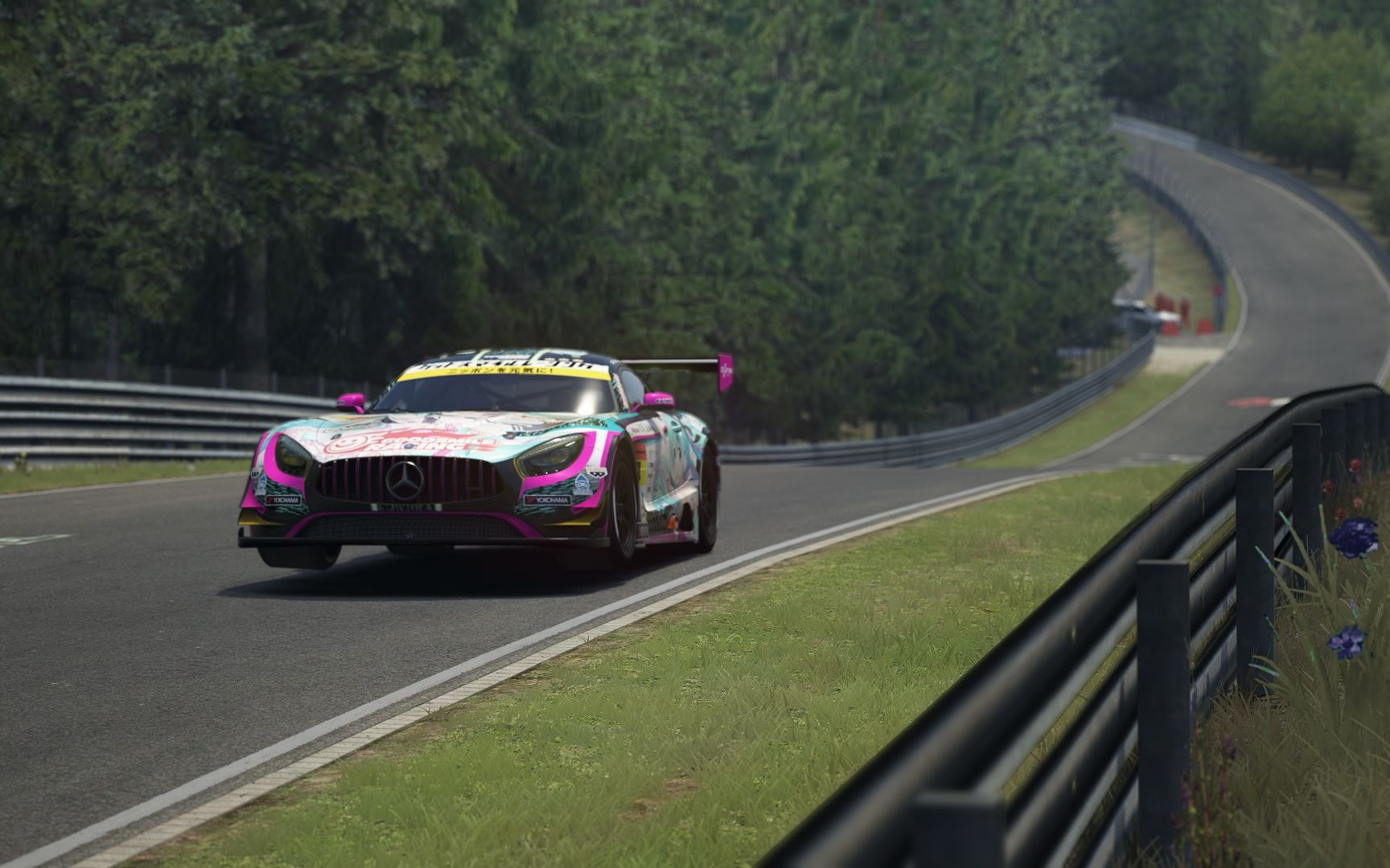 【assetto corsa】amg gt3纽北 6:47.