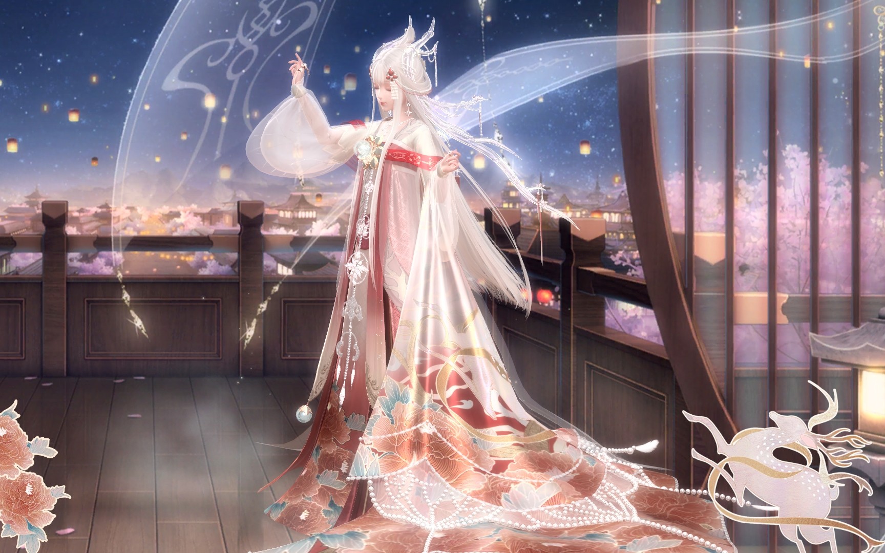 闪耀暖暖npc新春祝福