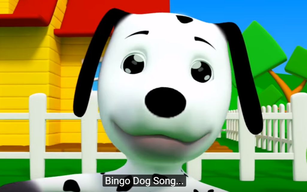 [图]狗狗歌 英文儿歌 早教Bingo Dog Song _ Kindergarten Nursery Rhymes - Bob The Train Cartoo