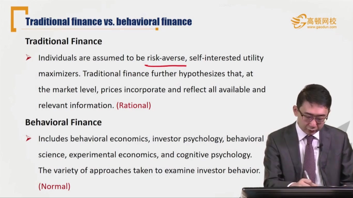 2021最新版 CFA三级 Behavioral Finance 精讲 特许金融分析师基础精讲完整哔哩哔哩bilibili