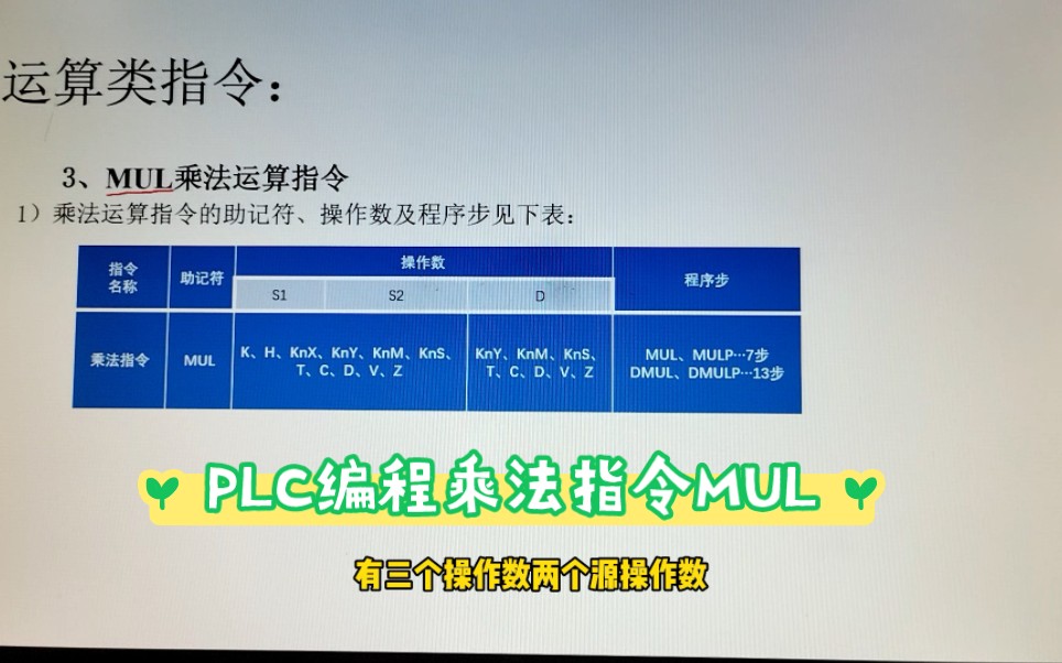 PLC编程乘法指令MUL哔哩哔哩bilibili