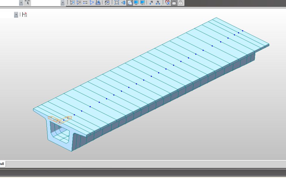 midas civil简支梁 小白建模