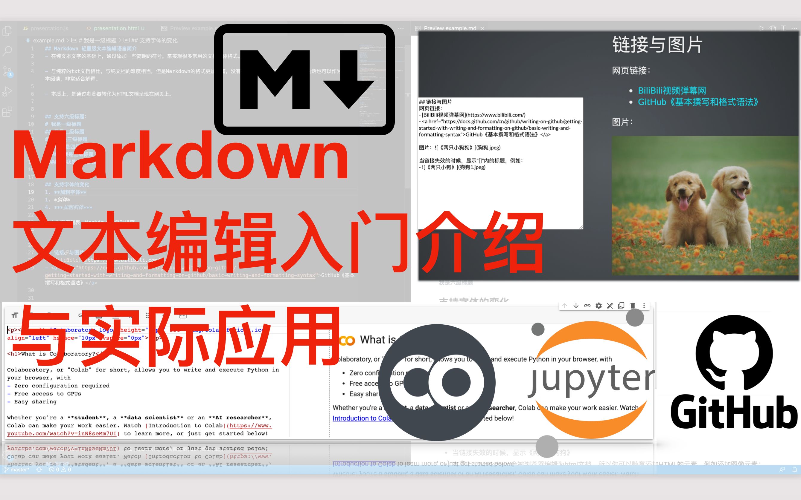 Markdown文本编辑入门介绍与实际应用哔哩哔哩bilibili