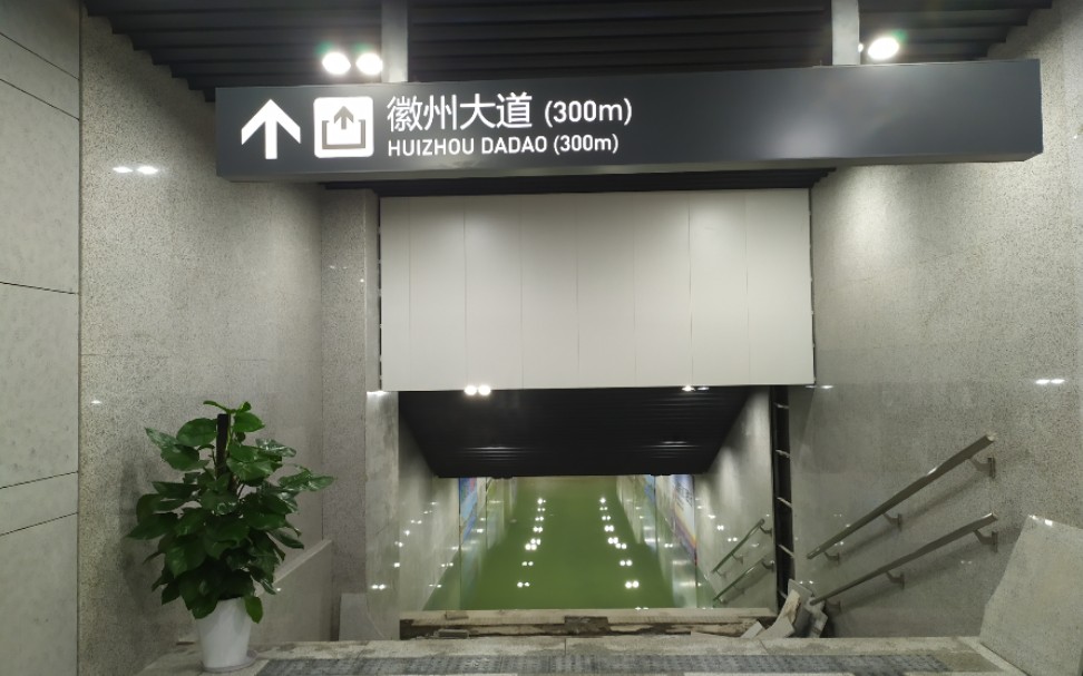 活动作品雨夜合肥南站附近被淹没的地下通道