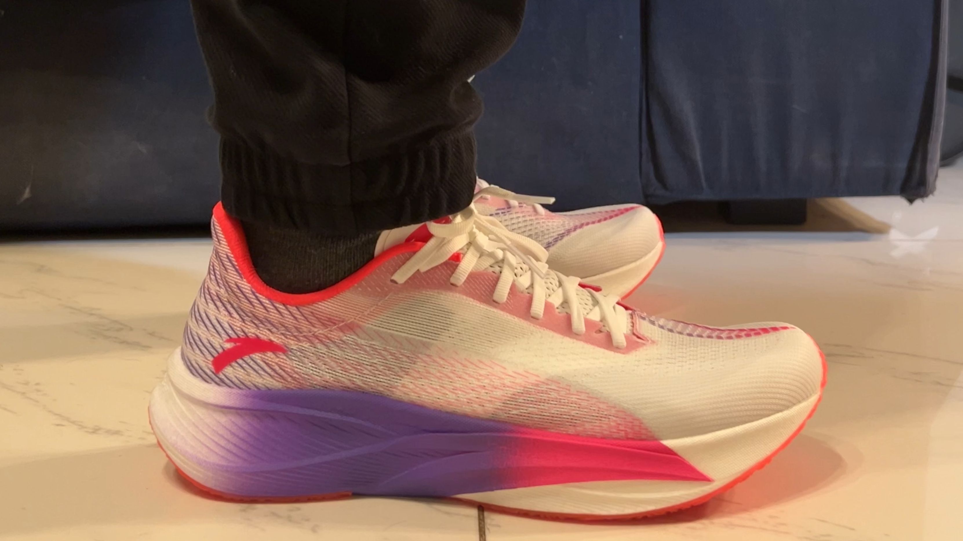 安踏c202 5上脚效果