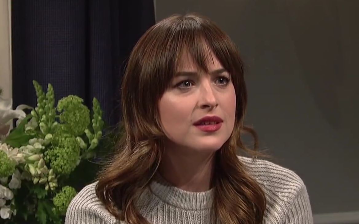 【snl】达妹在五十度灰片场的sm情节 dakota johnson达科塔·约翰逊