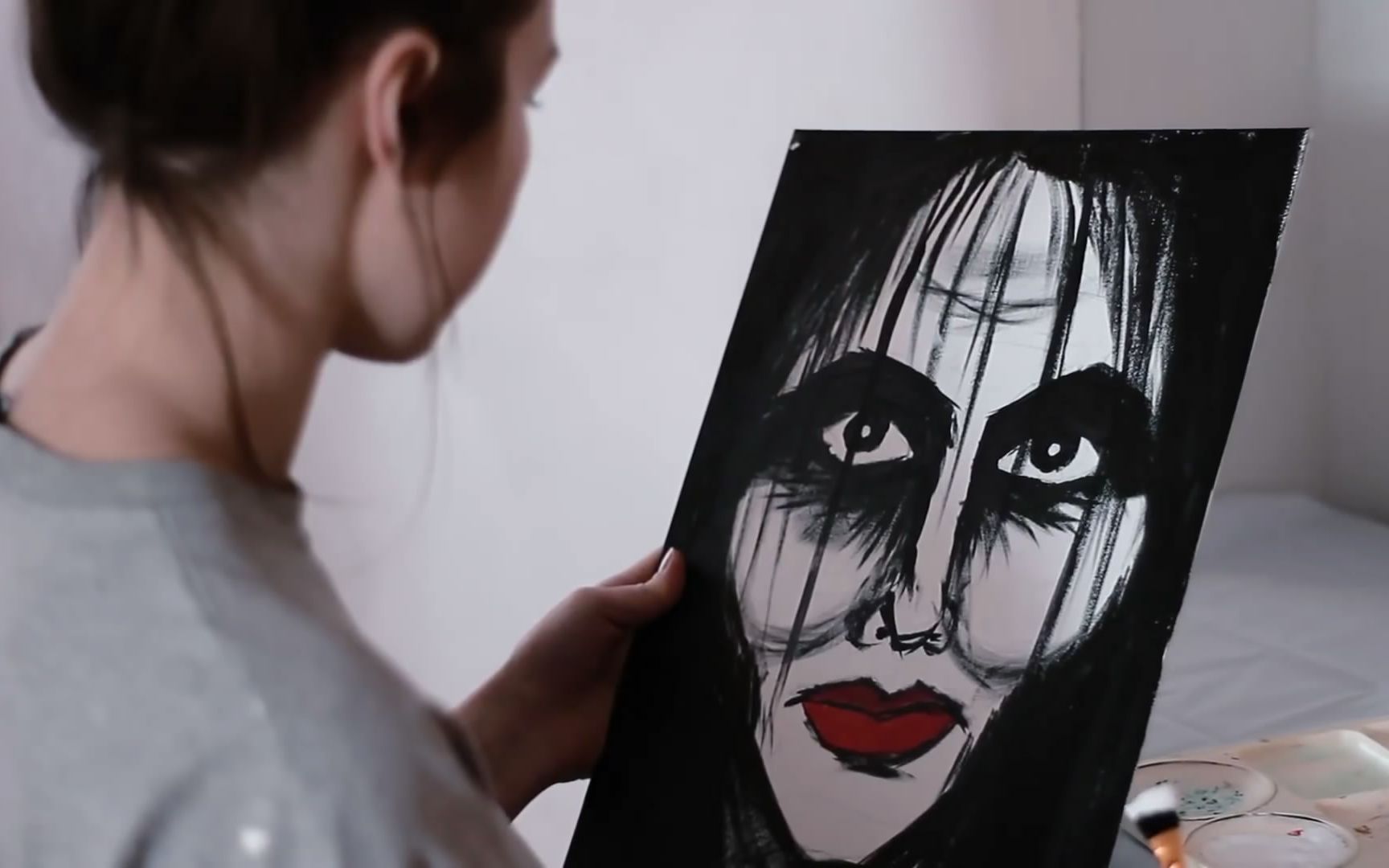 恐怖短片绘画好诡异啊