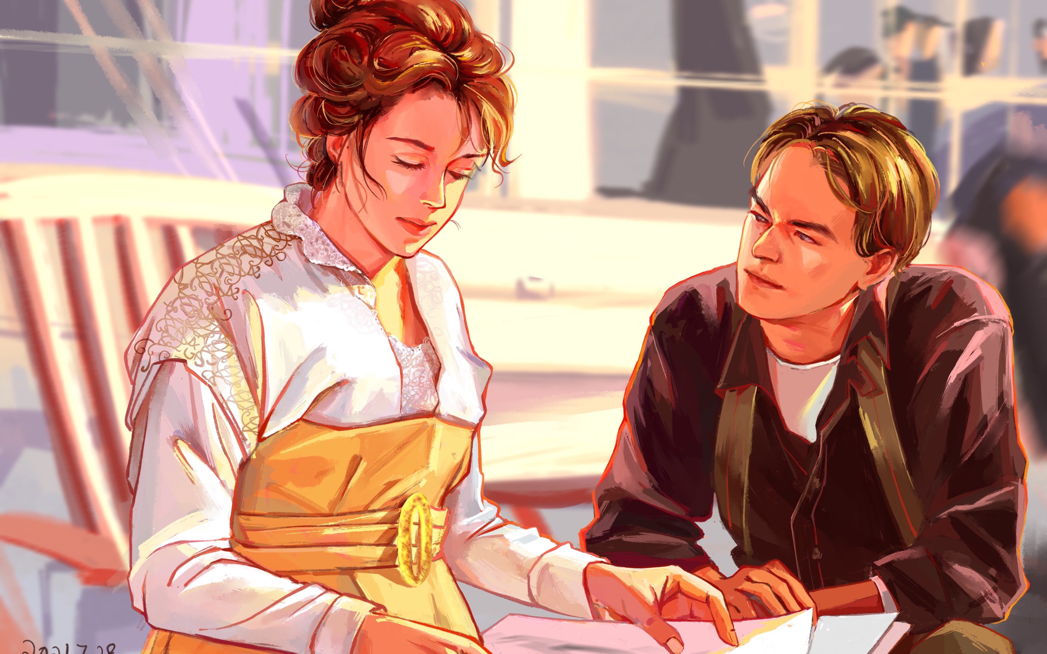 【阿岩】泰坦尼克号插画