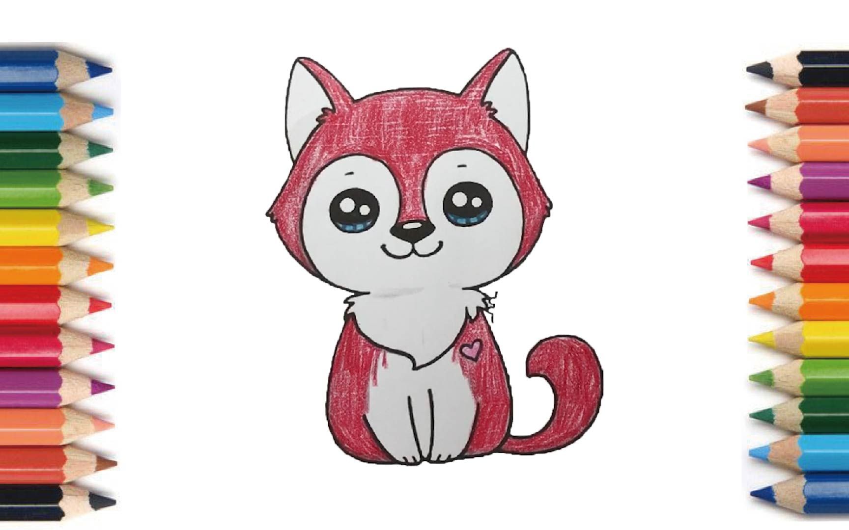 【coloring】fox 【塗り絵】狐 【涂色】狐狸 #coloring 1657