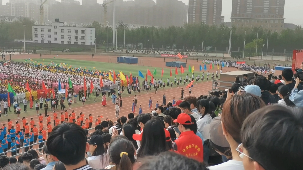 河南科技大学运动会丽正书院开幕式表演,满满大唐盛气哔哩哔哩bilibili