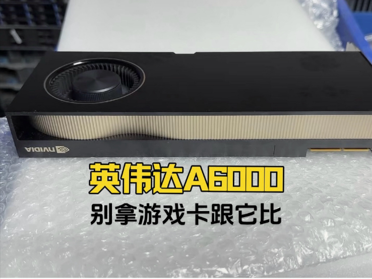 英伟达RTX A6000,跑大模型很香
