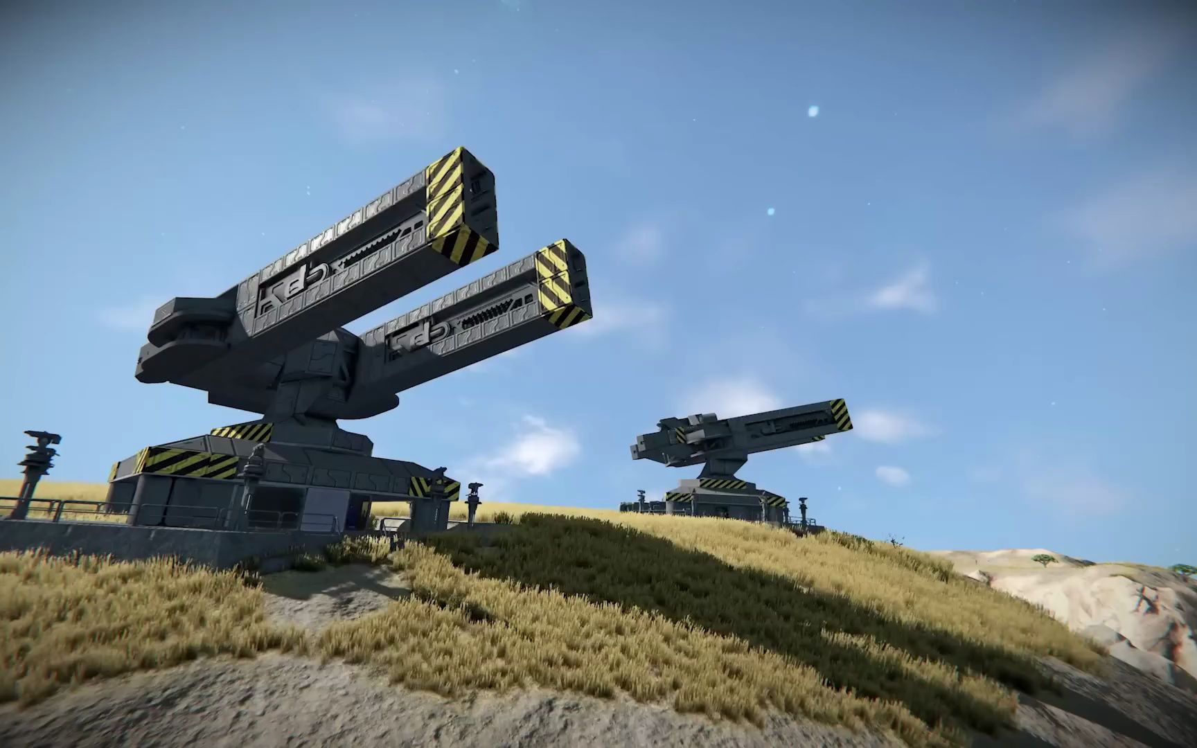 巨大的双联轨道炮 - 太空工程师