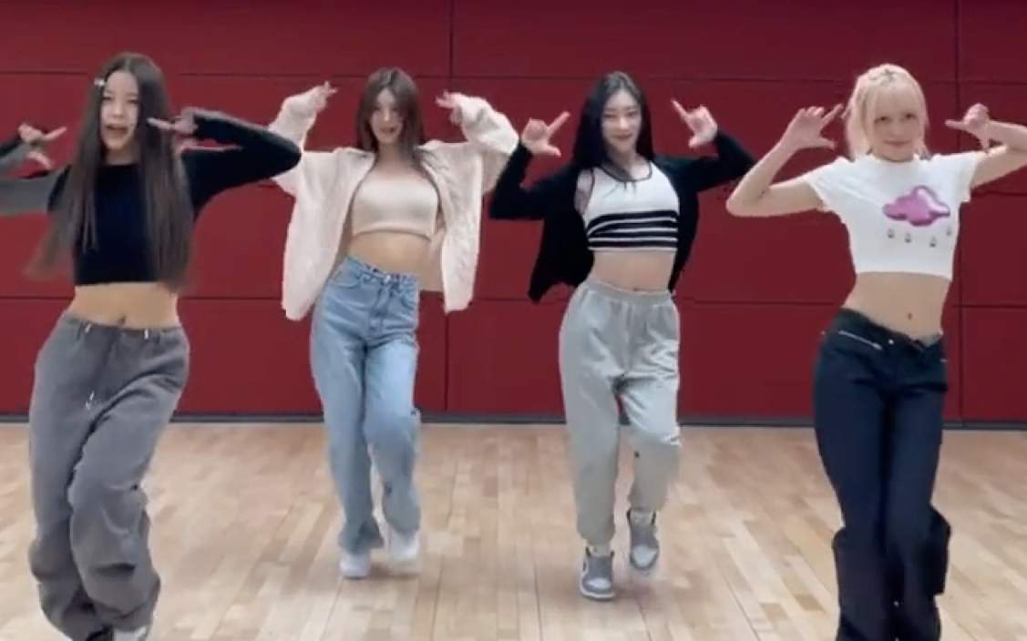 [图]【NMIXX x 朴振英 x ITZY x NiziU】JYP大家族！《Love Me Like This》challenge！