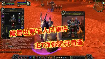 Tải video: 魔兽世界毛人风事件，主T须弥陀开直播，无数水军前去带节奏