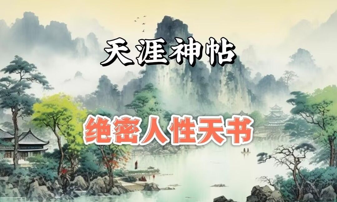 天涯神贴1000篇合集:绝密人性天书哔哩哔哩bilibili