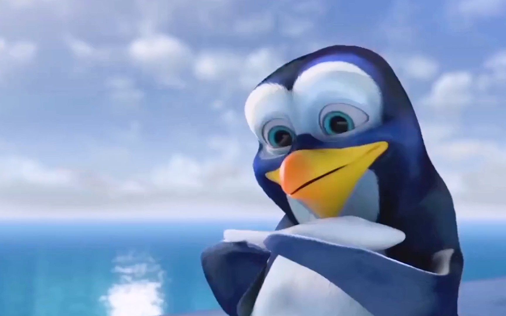 一只恐高的企鹅,该怎么跳进海里捕鱼呢?搞笑动画