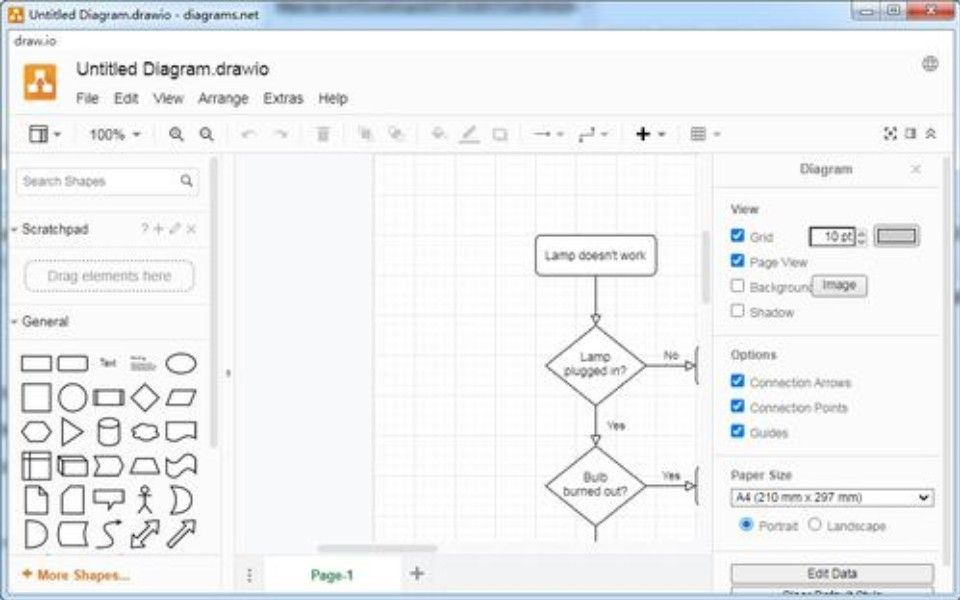 专业流程图制作软件Draw.io Desktop 13.3.5.394中文绿色版哔哩哔哩bilibili