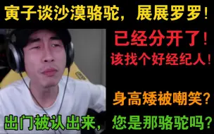 Download Video: 【寅子】谈沙漠骆驼，展展罗罗已经分开了，要是找个好经纪人！那时候太火了，出门经常被认出来！