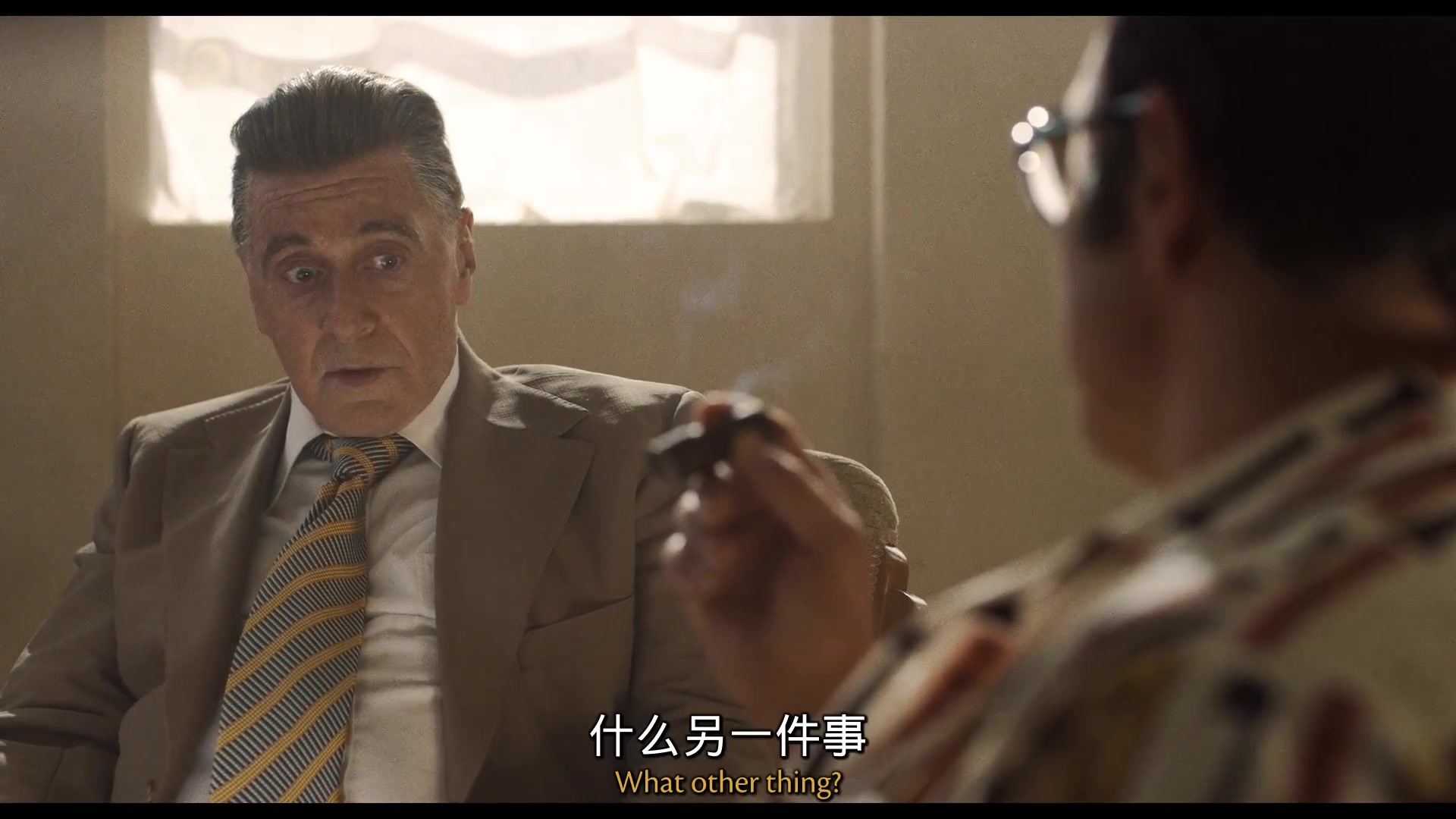 [图]《爱尔兰人》（The Irishman）片段（1）：如何像老大那样争个高下！