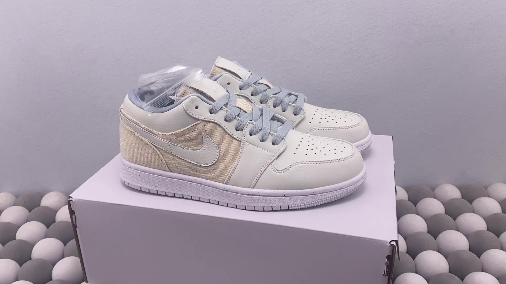 airjordan1lowsecanvasaj1低帮古篮球鞋灰蓝帆布dlbc
