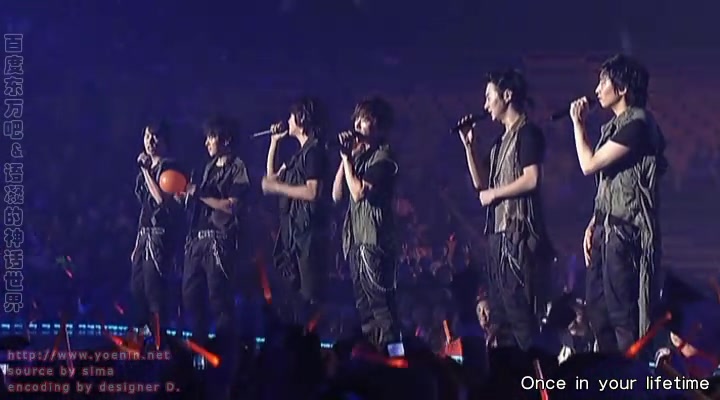 [图]【shinhwa】回头依然年少《Once in a lifetime》 十周年演唱会cut