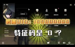 Download Video: 【鸣潮】我的UID是0？鸣潮特征码：100000000已诞生