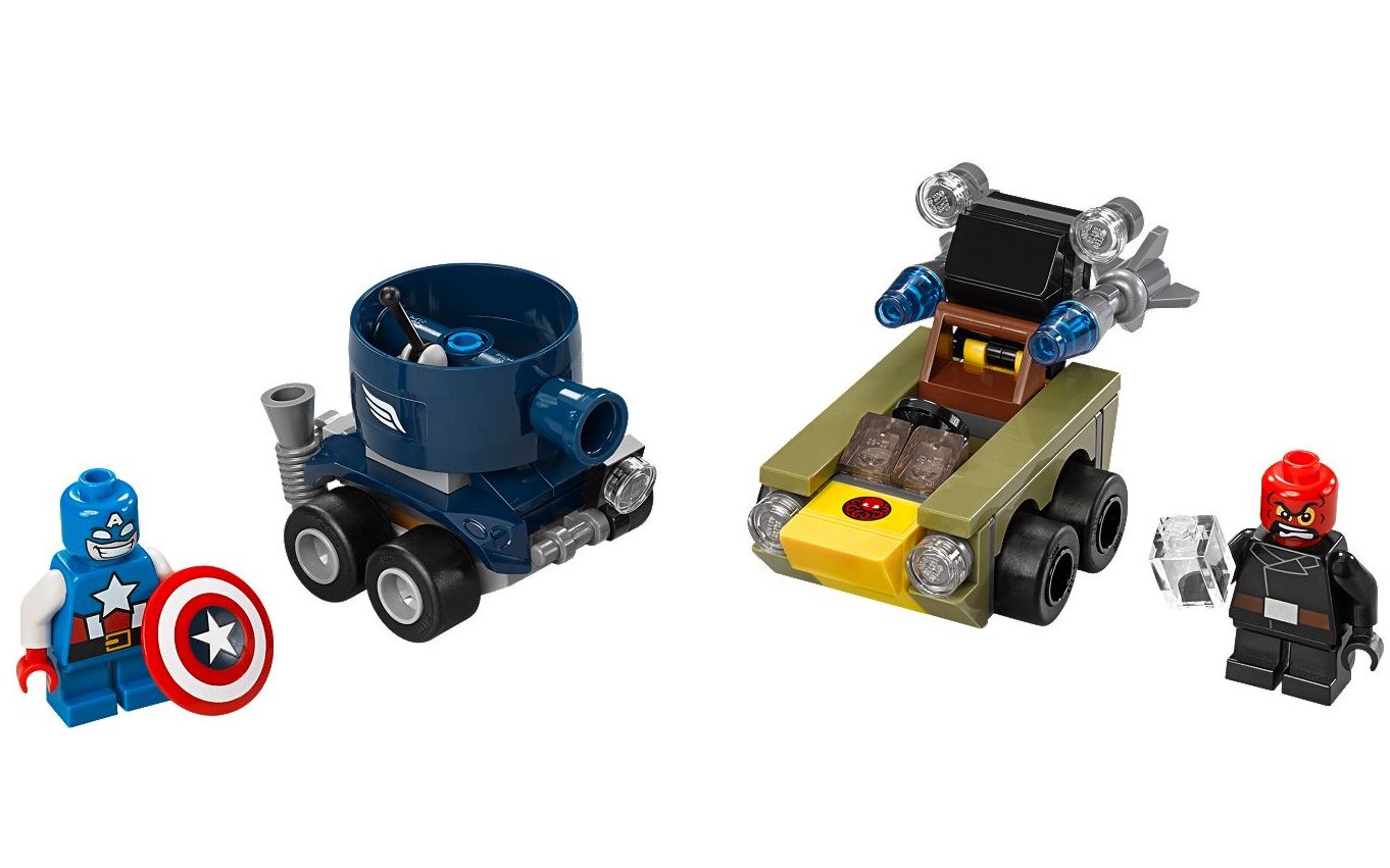 乐高lego 76065 超级英雄 迷你战车 碰碰车 美国队长vs红骷髅 2016速