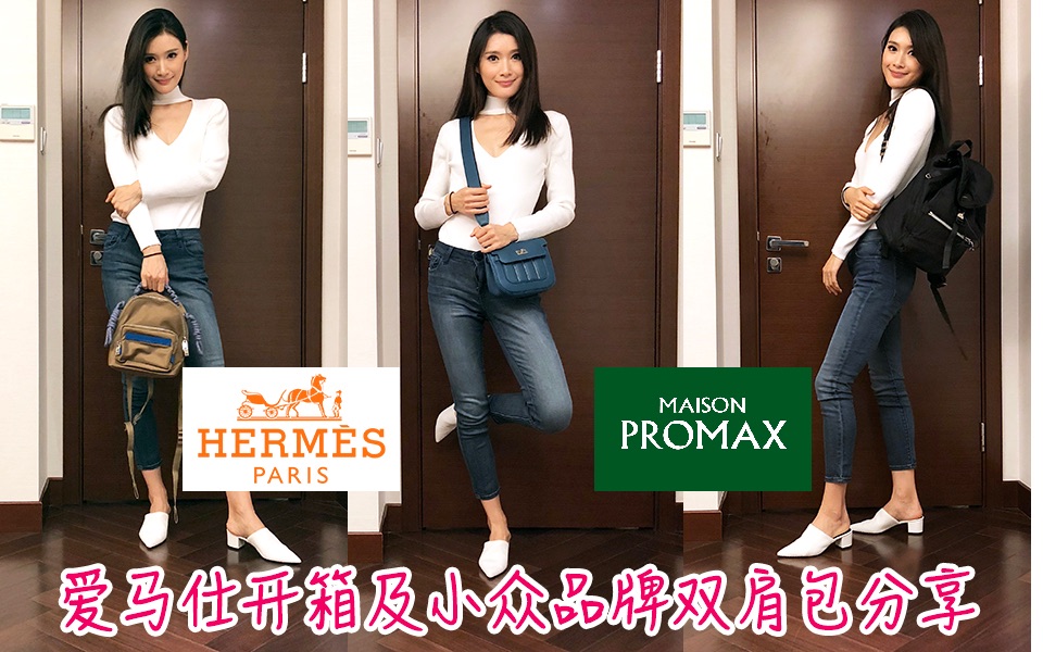 爱马仕/hermes Berlin开箱&masion promax小众品牌双肩包分享&台北购物小分享哔哩哔哩bilibili