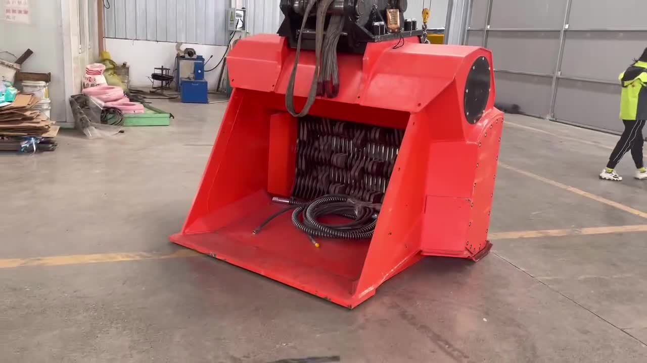 挖掘机破碎筛分一体机 破碎混凝土 生产厂家