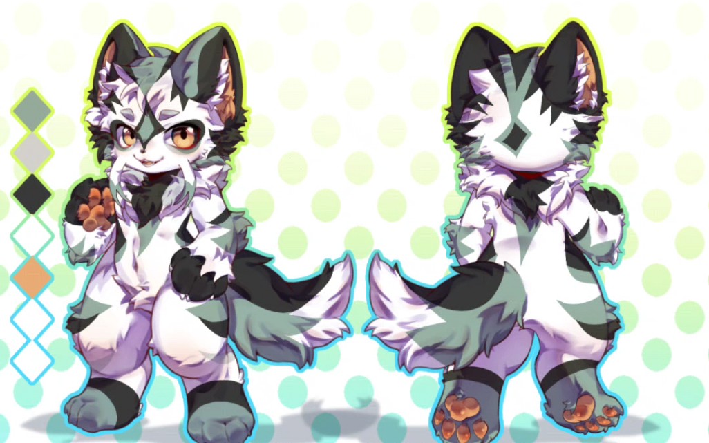 [兽设拍卖]一只有很多奇怪的口头禅的小狼,幼稚又喜欢