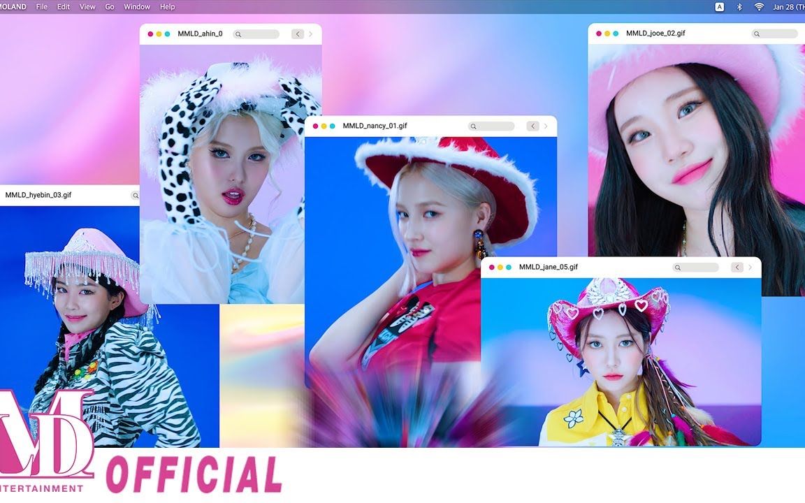 momoland x chromance 《wrap me in plastic》mv