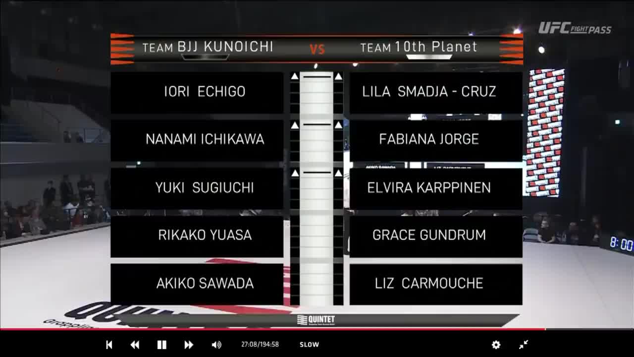 日本无道服柔术QUINTET Fight Night 3  Rikako Yuasa vs Grace Gundrum(娃娃杀手)哔哩哔哩bilibili