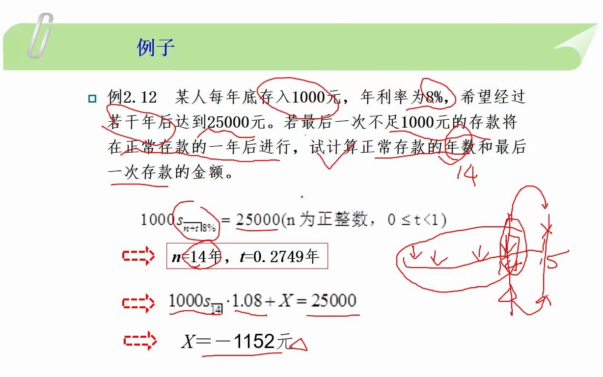 利息理论 2.2.6 年金中利率的计算哔哩哔哩bilibili